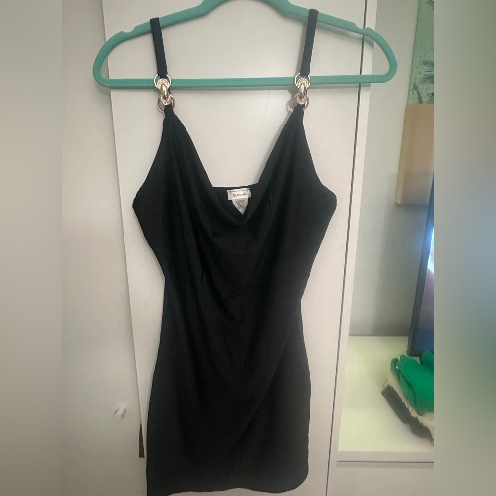 Jacaranda Black Mini Dress Size L